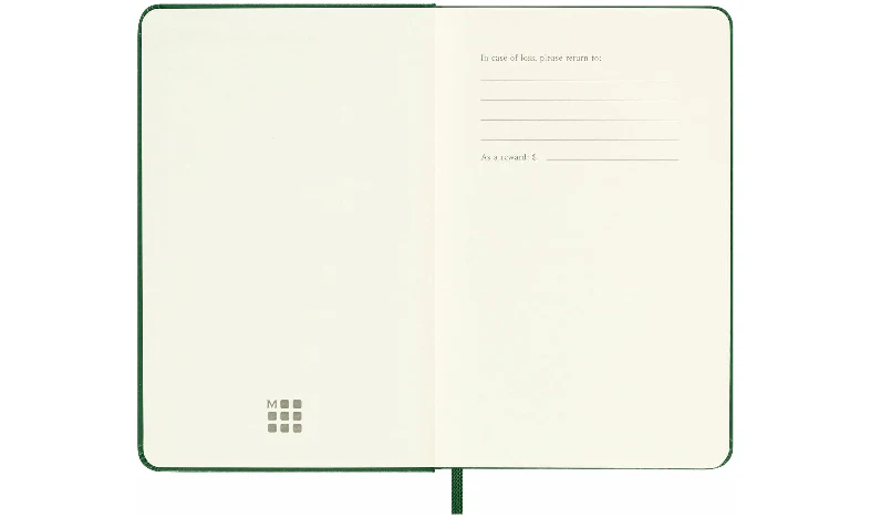 Moleskine Classic Collection Pocket Hard Cover Notebook - Myrtle Green - Image 6