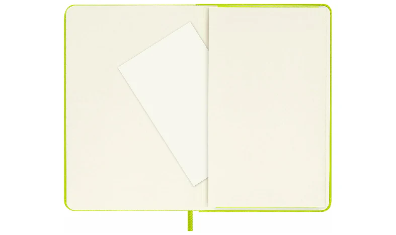 Moleskine Classic Collection Pocket Hard Cover Notebook - Lemon Green - Image 9
