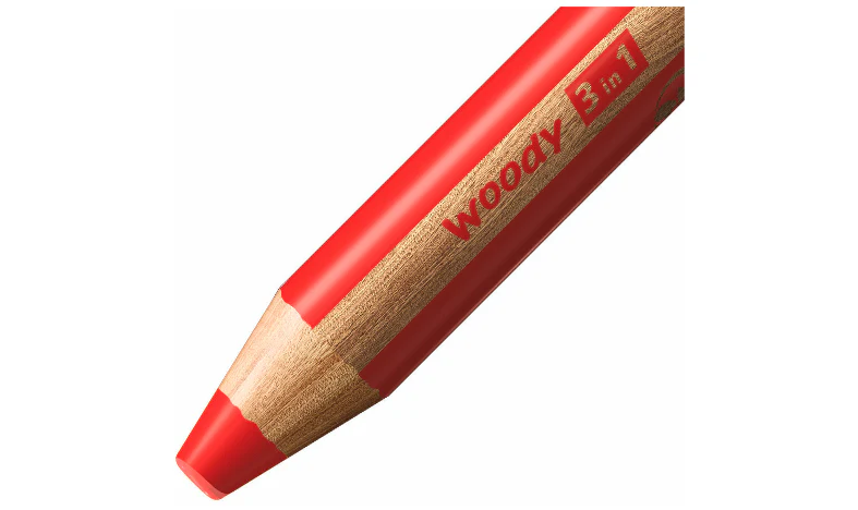 Multi-Talented Pencil - STABILO woody 3 in 1 - Classpack of 76 - Assorted Colours with 4 Sharpeners - Image 5
