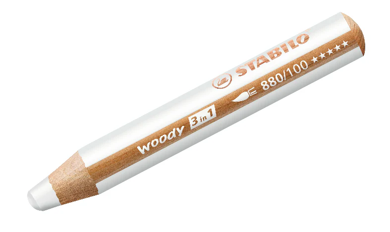 Multi-Talented Pencil - STABILO woody 3 in 1 - Deskset of 15 - 10 x woody 3 in 1, 2 x woody 3 in 1 Pastel, 3 x woody 3 in 1 duo with Replaceable Container Sharpener - Image 2