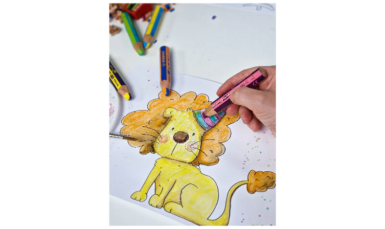 Multi-Talented Pencil - STABILO woody 3 in 1 - Deskset of 15 - 10 x woody 3 in 1, 2 x woody 3 in 1 Pastel, 3 x woody 3 in 1 duo with Replaceable Container Sharpener - Image 7