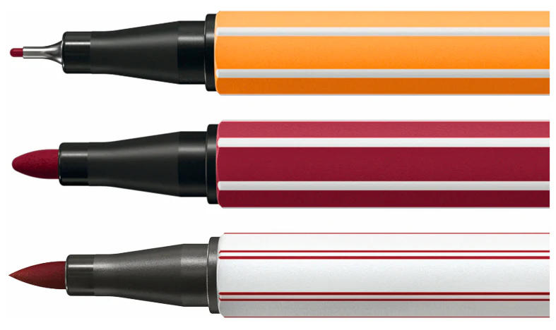 Pen Set - STABILO Creative Set - Pen 68 brush, Pen 68 + point 88 - ARTY - Tin of 30 - Assorted Colours - Image 3