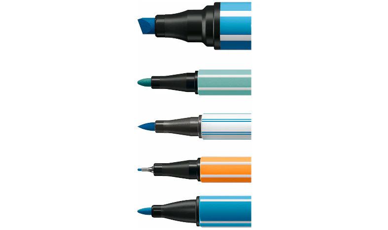 Pen Set - STABILO Creative Set - Pen 68 Max, Pen 68, Pen 68 brush, point 88, pointMax - ARTY - Pack of 55 - Assorted Colours - Image 3