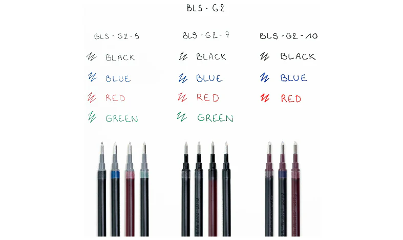 Pilot BLSG207 Gel Rollerball Pen Refill - Image 12