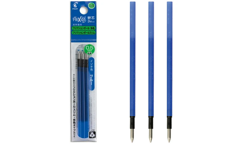 Pilot FriXion Ball 4 Pen Ink Refill (Pack of 3) - Image 3