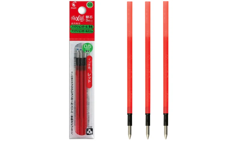 Pilot FriXion Ball 4 Pen Ink Refill (Pack of 3) - Image 4