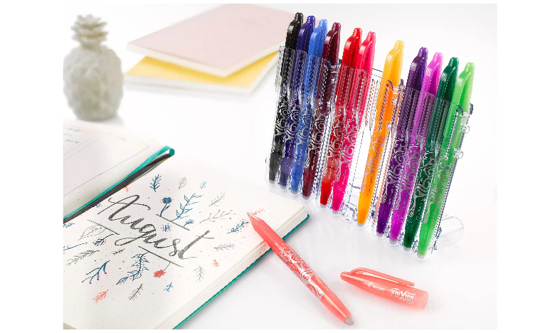 Pilot FriXion Ball Erasable Rollerball Pen Medium 'Set 2 Go' Desk Set of 12 Assorted - Image 4