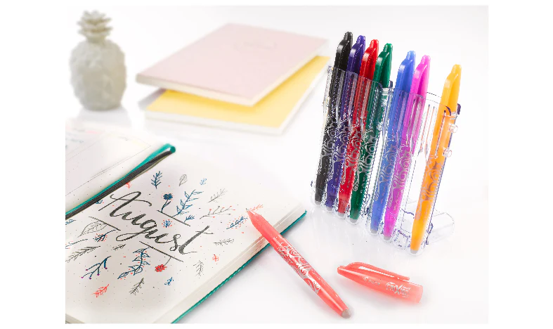 Pilot FriXion Erasable Rollerball Pen Medium 'Set 2 Go' Desk Set of 8 Assorted - Image 4