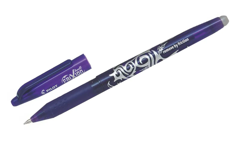 Pilot FriXion Ball Erasable Rollerball Pen Medium Set of 4 (Light Blue, Violet, Pink, Light Green) - Image 5