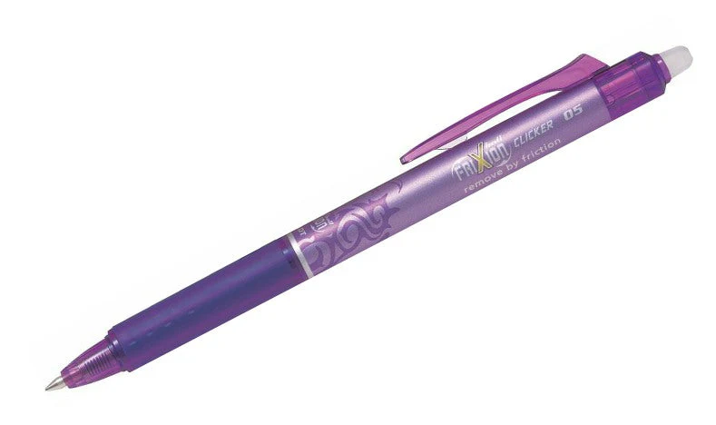 Pilot FriXion Clicker Erasable Rollerball Pen 05 Fine BLRT-FR5 Set of 3 Assorted - Image 4
