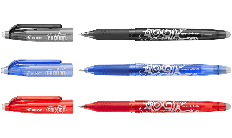 Pilot FriXion Erasable Rollerball Pen Fine BLFR5 Assorted Set of 3