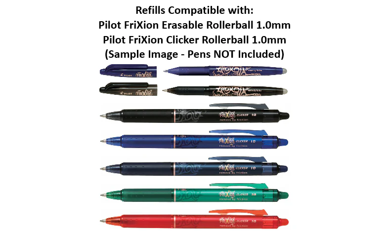Pilot BLSFR10 Frixion Pen Refill Broad Set of 3 - Image 5