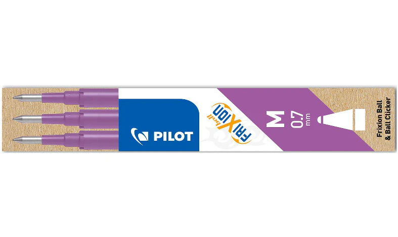 Pilot BLSFR7 FriXion Pen Refill Medium Pack of 3 - Image 13