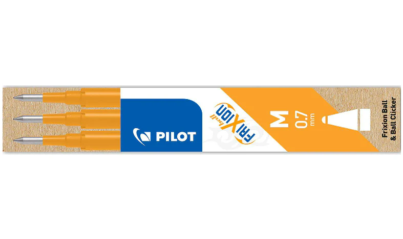 Pilot BLSFR7 FriXion Pen Refill Medium Pack of 3 - Image 2