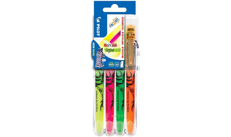 Pilot FriXion Light Erasable Highlighter Assorted Desk Set of 4 - Image 2