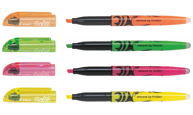 Pilot FriXion Light Erasable Highlighter Assorted Desk Set of 4 - Image 4
