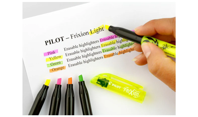 Pilot FriXion Light Erasable Highlighter Assorted Desk Set of 4 - Image 6