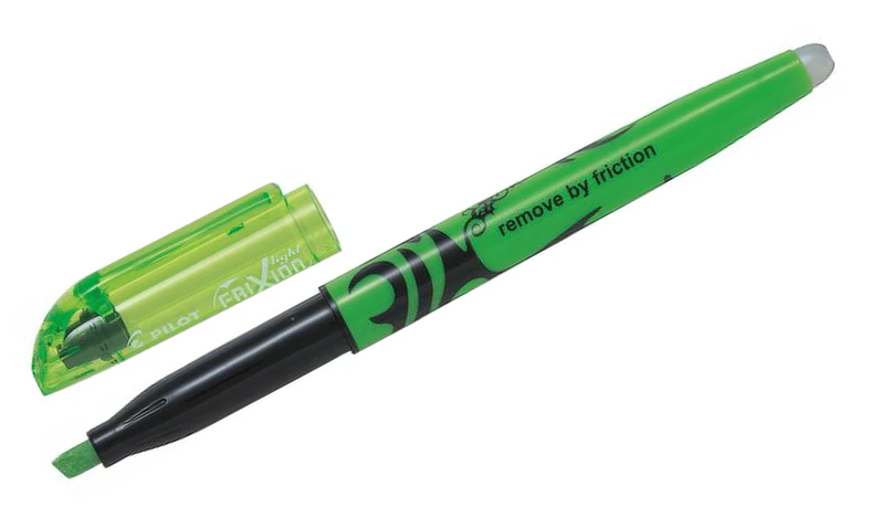Pilot FriXion Light Erasable Highlighter Pen Wallet of 3 (Yellow Pink Green) - Image 5