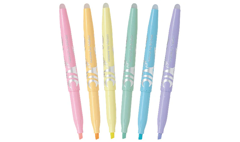 Pilot FriXion Light Soft Erasable Highlighter Wallet of 6 - Image 3