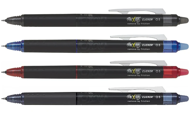 Pilot FriXion Point Clicker Erasable Rollerball Pen 05 Fine 4 Piece 'Set 2 Go' - Image 5