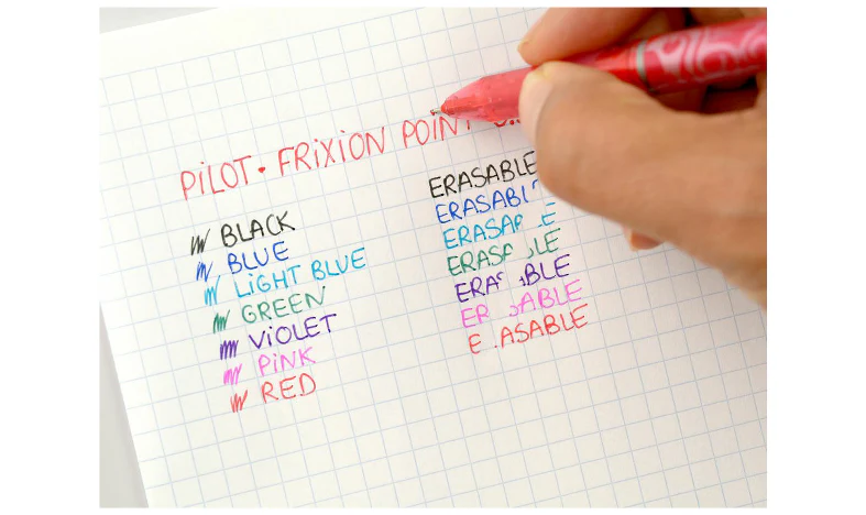 Pilot FriXion Point Erasable Rollerball Pen Assorted Set of 7 - Image 12