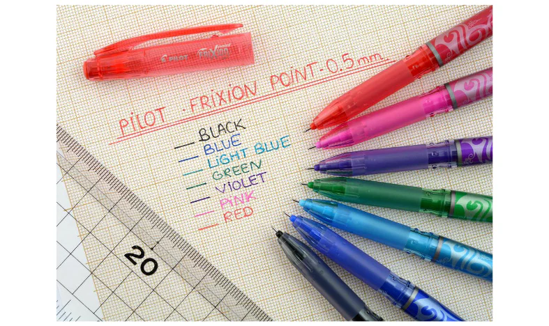 Pilot FriXion Point Erasable Rollerball Pen Assorted Set of 7 - Image 14