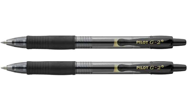 Pilot G-2 Plus BegreeN 0.7 Gel Ink Rollerball Pen Pack of 2 Black - Image 3