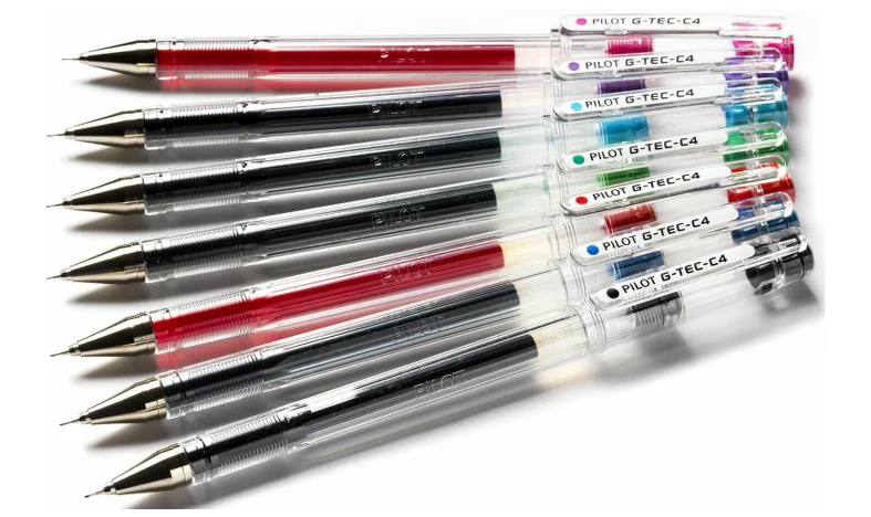 Pilot G-Tec-C4 Rollerball Pen BLGC4 Assorted Wallet of 10 - Image 5