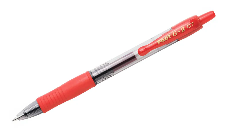 Pilot G2 07 Gel Ink Rollerball Pen BLG207 Box of 12 Red - Image 3