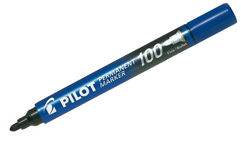 Pilot 100 Permanent Marker Bullet Tip - Image 3