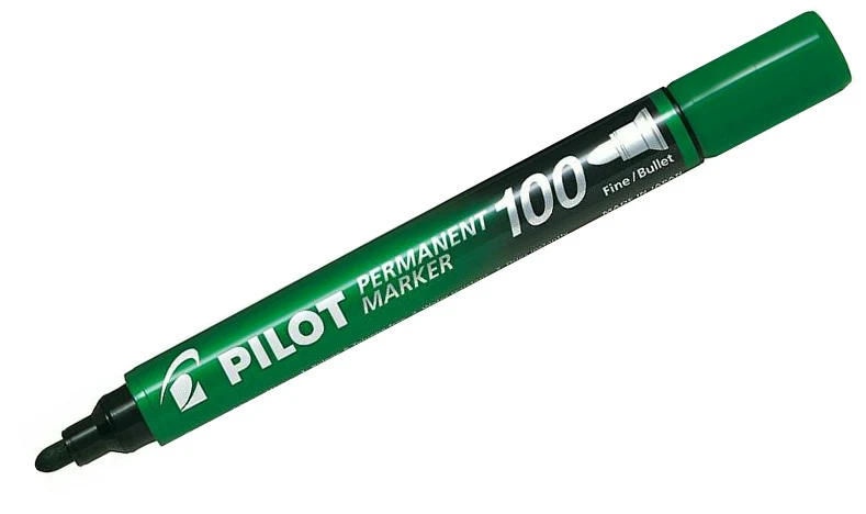 Pilot 100 Permanent Marker Bullet Tip - Image 4