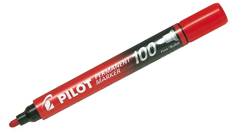 Pilot 100 Permanent Marker Bullet Tip - Image 5