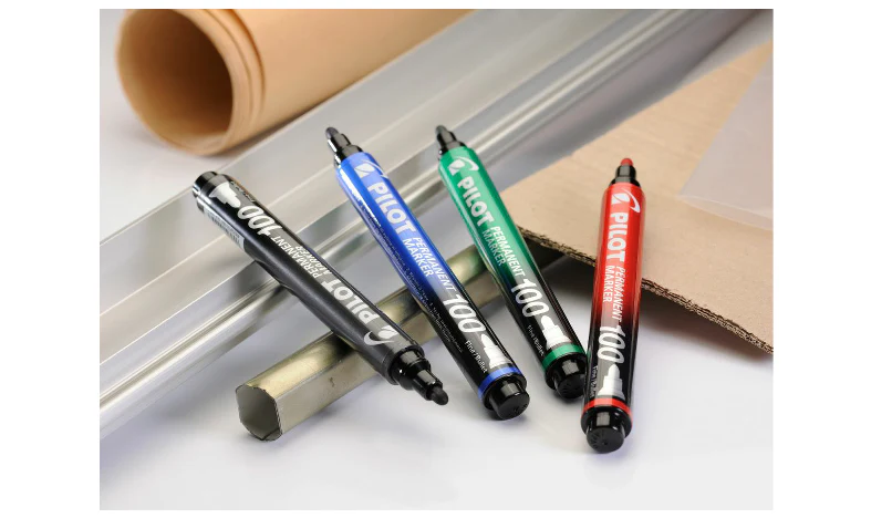 Pilot 100 Permanent Marker Bullet Tip - Image 8