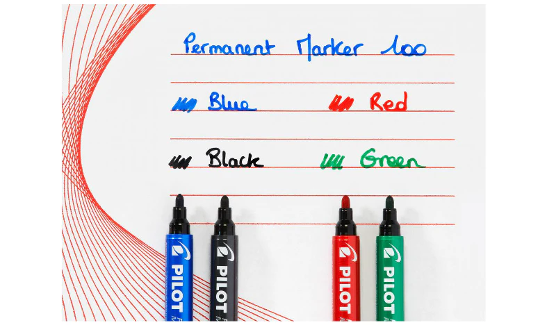 Pilot 100 Permanent Marker Bullet Tip - Image 9
