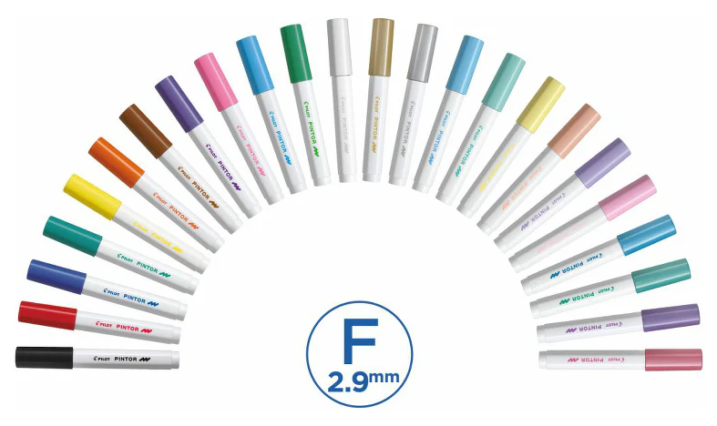 Pilot Pintor Fine Bullet Tip Marker Pen – Multi-Surface Paint Marker (1.0mm) - Image 22
