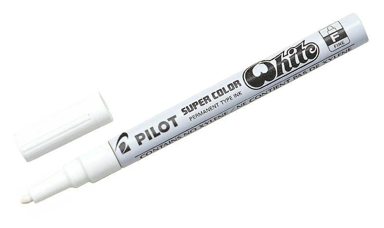 Pilot Super Color White Marker Pen - Image 3