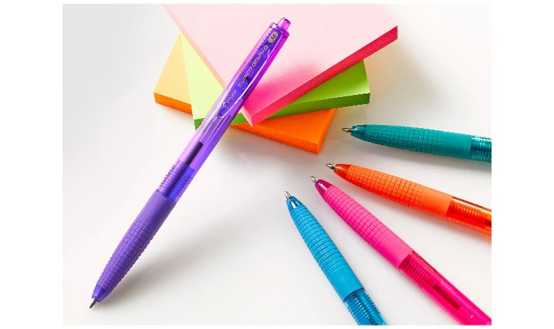 Pilot Super Grip G Retractable Ballpoint Pen Neon - Image 9