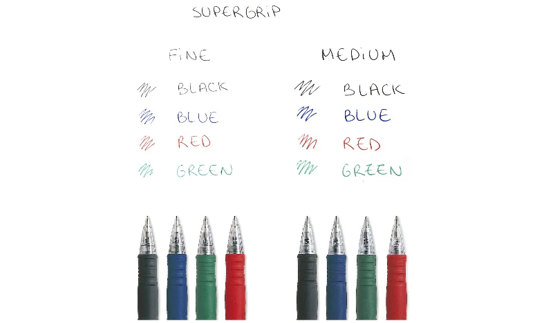 Pilot Super Grip Retractable Ballpoint Pen - Image 6