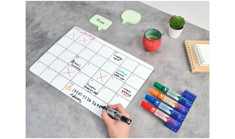 Pilot V Board Master Bullet Tip Whiteboard Marker Kit - Image 10