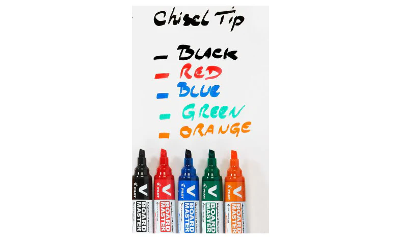 Pilot V Board Master Whiteboard Marker Chisel Tip - Image 9