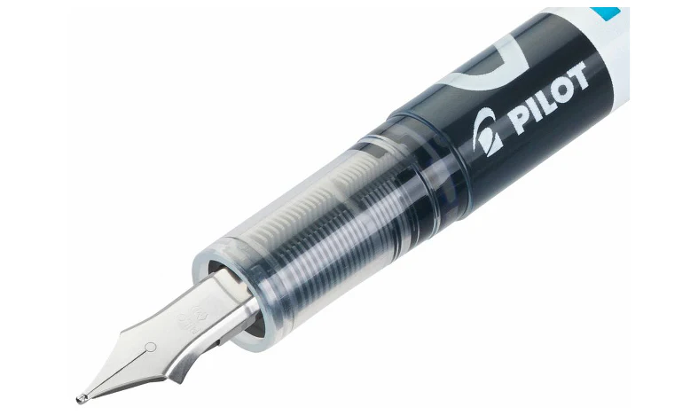 Pilot V-Pen Erasable Ink Fountain Pen Black Wallet of 3 - Image 3