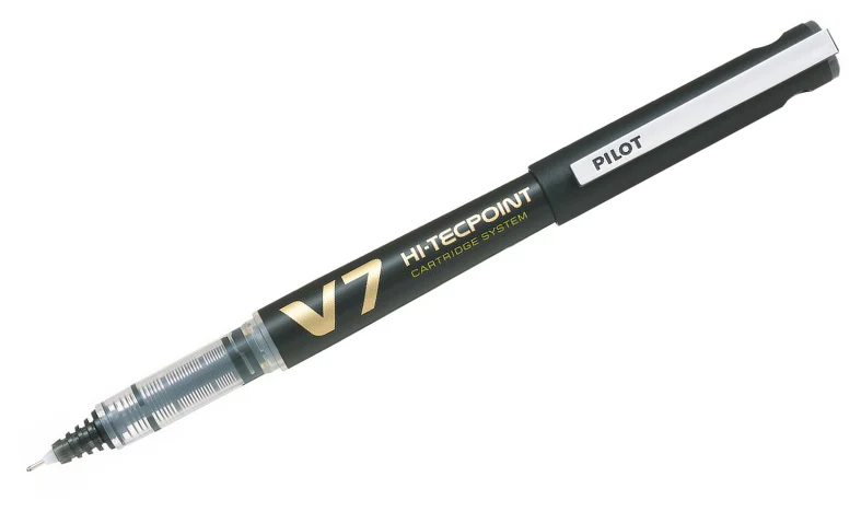 Pilot V7 Hi-Tecpoint Cartridge System Rollerball Pen - Image 2