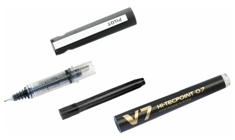 Pilot V7 Hi-Tecpoint Cartridge System Rollerball Pen - Image 7
