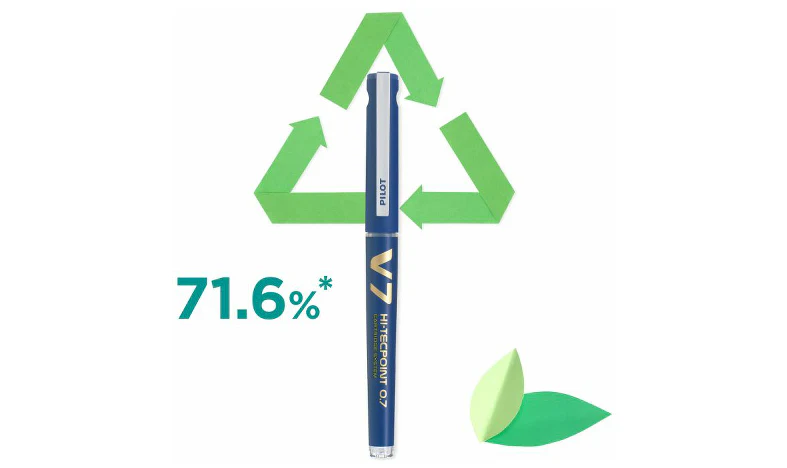 Pilot V7 Hi-Tecpoint Cartridge System Rollerball Pen - Image 8