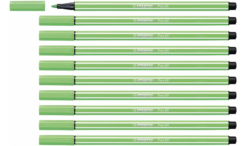 Premium Fibre-Tip Pen - STABILO Pen 68 - Assorted Colours - Packs of 10 - Image 26