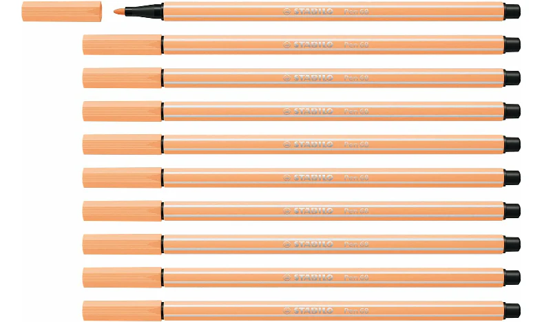 Premium Fibre-Tip Pen - STABILO Pen 68 - Assorted Colours - Packs of 10 - Image 31