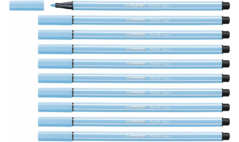 Premium Fibre-Tip Pen - STABILO Pen 68 - Assorted Colours - Packs of 10 - Image 40