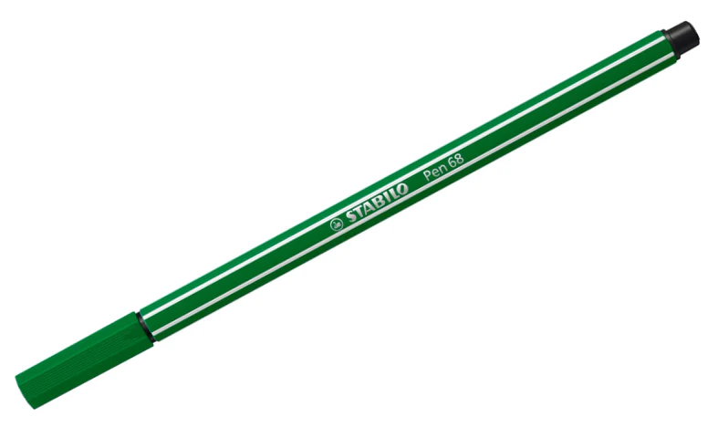 Premium Fibre-Tip Pen - STABILO Pen 68 - Click Set Pack of 10 - Assorted Colours - Image 3