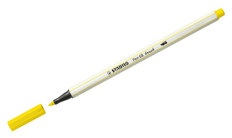 Premium Fibre-Tip Pen with Brush Tip - STABILO Pen 68 Brush - Assorted Pack Sizes & Colours - Image 13