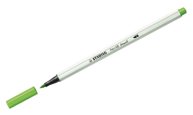 Premium Fibre-Tip Pen with Brush Tip - STABILO Pen 68 Brush - Assorted Pack Sizes & Colours - Image 15